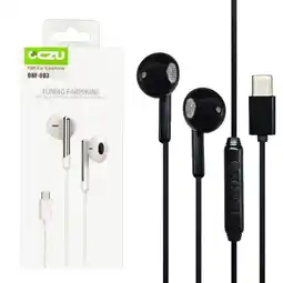 Falabella Manos libres OCZU tipo C, cable largo 1.20 metros Blanco y negro oferta