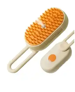 Falabella Cepillo Vapor Gatos Perros Peine Vaporizador Masajeador 3en1 oferta