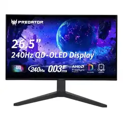 Falabella Monitor Gamer OLED Predator X27U 27 WQHD 2K 2560x1440 240Hz, 0.03ms, AMD FreeSync Premium oferta