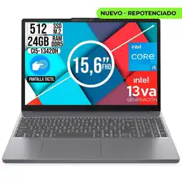 Falabella Portatil IdeaPad Slim 3 Intel Core I5-13420h Ssd 512gb Ram 24gb 15.3 Touch oferta