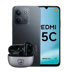 Falabella Celular Redmi 15C 4Gb Ram 256Gb Negro + Obsequio Audifonos lamborghini oferta