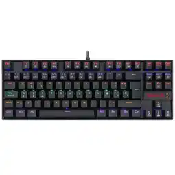 Falabella TECLADO GAMER KUMARA K552-KR-SP SWITCH ROJO EN NEGRO RAINBOW oferta