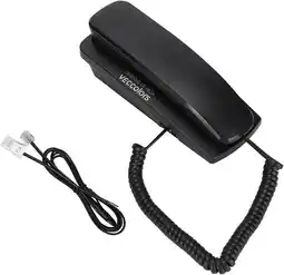 Falabella Teléfono Fijo Negro KX-T1042 De Escritorio Y Pared Con Cable N-INC oferta