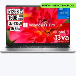 Falabella Portatil Pro 15 Intel Core i7-1355U SSD 512GB Ram 16gb Led 15.6 FHD W11 Pro oferta