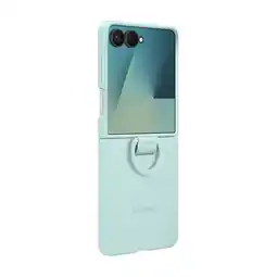 Falabella Silicone Ring Case Compatible con Galaxy Z Flip7 Verde Menta oferta