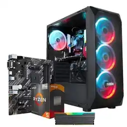 Falabella Torre Gamer Ryzen 5 5600GT + Board Gigabyte A520M – Potencia, Velocidad y Estilo RGB oferta