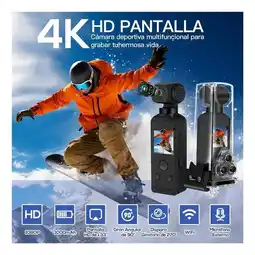 Falabella Cámara de Acción 4K Pocket Sumergible con Estabilizador oferta