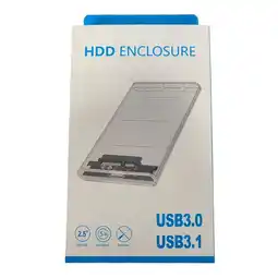 Falabella Caja Disco Duro Externa Transparente 3.0 Hdd/ssd 2.5 Tipo C oferta
