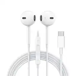 Falabella Audífonos Auricular Cable tipo C Alambrico compatible con Iphone conexión directa Manos libres oferta