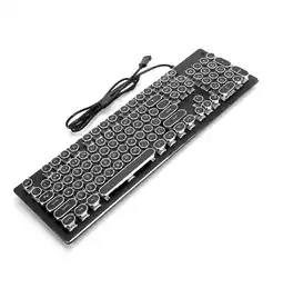 Falabella Teclado Mecánico Retro Vintage Led Rgb K200 Máquina Escribir oferta