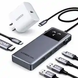 Falabella Hub Adaptador Multipuerto UNO 6 en1 100W + Cargador 20W oferta