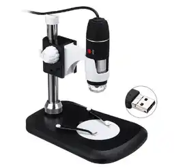 Falabella Microscopio 1600x Con Base Capilografo Usb Led oferta
