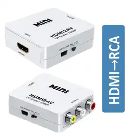 Falabella Mini Adaptador Convertidor Hdmi A Rca av Audio Video oferta