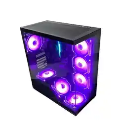 Falabella CHASIS GAMER W97 ARGB – 7 VENTILADORES – VIDRIO TEMPLADO – SOPORTE 360MM – NEGRO oferta