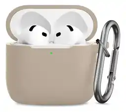Falabella Estuche Forro Funda Case De Silicona Para AirPods 4 + Arnes oferta