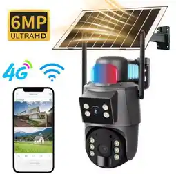 Falabella CAMARA DE SEGURIDAD CON PANEL SOLAR DOBLE LENTE Y DOBLE VIA WIFI oferta