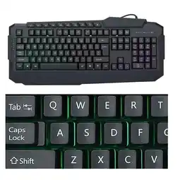 Falabella Teclado Retroiluminado Gamer Seisa con Diseño Ergonomico y Teclas Antighosting oferta