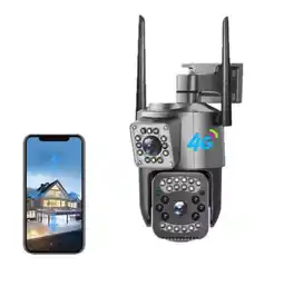Falabella CAMARA DE SEGURIDAD DOBLE LENTE Y DOBLE VIA WIFI oferta