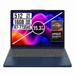 Falabella PORTÁTIL IDEAPAD SLIM 3 15ARP10 / AMD RYZEN 7 7735HS / 16GB DDR5 / 512GB SSD / 15.3 WUXGA IPS oferta