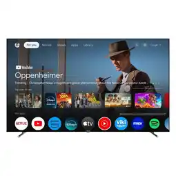 Falabella Televisor 75 pulgadas QLED Smart 4K UHD Google C75VHUGQ oferta