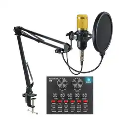 Falabella Micrófono condensador BM800 + Tarjeta de sonido V8 Kit para streaming y grabación oferta