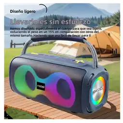 Falabella Parlante Portatil Con Manija Y Conectividad Bluetooth Usb Y Tarjeta Tf oferta