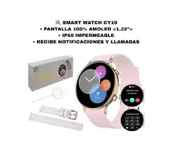 Falabella Smartwatch CY19 AMOLED 1.32 Pulgadas Bluetooth IP68 Llamadas y Notificaciones oferta