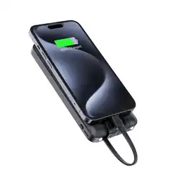 Falabella Power Bank Batería Portátil 10000mAh Carga Rápida Con Cables Integrados oferta