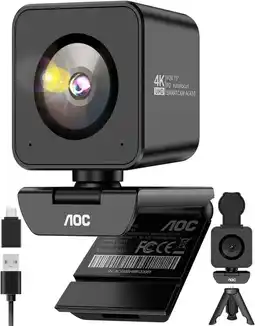 Falabella Cámara web AOC, 4K, 12 megapíxeles, sensor IMX363 oferta