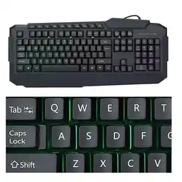 Falabella Teclado Gamer Seisa Retroiluminado con Luz Led Teclas Antighosting y Conexion Usb oferta