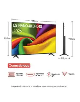 Falabella Televisor 65 Pulgadas Nano Uhd Evo Ai 4k oferta