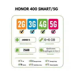 Falabella Celular 400 Smart 5G 256Gb 6GB Ram Dorado + Obsequio Audifonos Kalley oferta