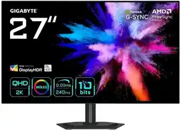 Falabella Monitor Gamer GO27Q24G 27 WOLED QHD 240Hz 0.03ms RealBlack Glossy HDMI 2.1 DisplayHDR 400 oferta