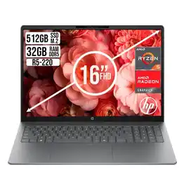 Falabella PORTATIL G2A AMD RYZEN 5-220 RAM 32GB SSD 512GB LED WUXGA 16 oferta