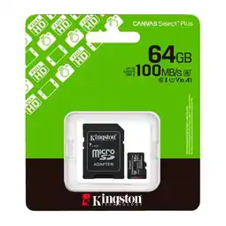 Falabella Tarjeta MicroSD 64gb Canvas Select Plus Incluye Adaptador oferta