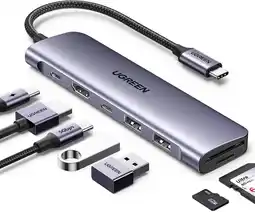 Falabella Revodok Hub USB-C 7 en 1 – Adaptador con HDMI 4K, USB 3.0, Lector SD/TF y Carga PD 100W oferta