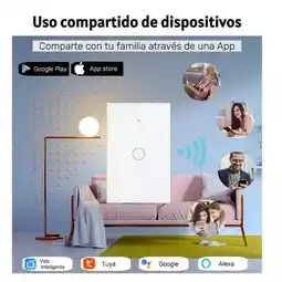 Falabella Interruptor Inteligente Doble Compatible Con Apps oferta