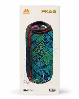 Falabella Parlante Bluetooth Portátil Fk65 20w - Radio Fm Azul oferta