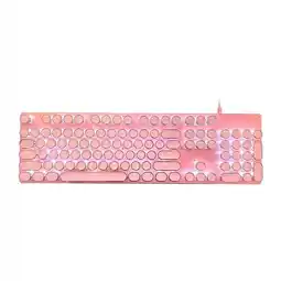 Falabella Teclado Retro para Oficina con Diseño Vintage Teclas Redondas y Formato Completo oferta