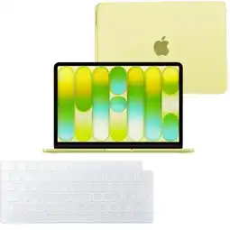 Falabella Carcasa Matte Amarillo Cítrico + Teclado Transparente Para Macbook Neo A3404 2026 oferta