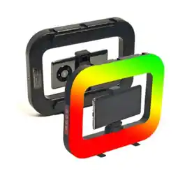 Falabella LUZ CON SOPORTE RGB + LED E30 PARA CELULAR Y CAMARA oferta