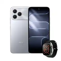 Falabella Celular Tecno Spark 50 4G 256GB 4+8GB Ram Titanio + Smartwatch oferta