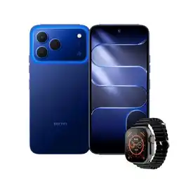 Falabella Celular Tecno Spark 50 4G 256GB 4+8GB Ram Azul + Smartwatch oferta
