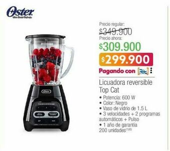 Jumbo Licuadora oster oferta