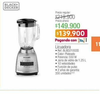 Jumbo Licuadora black & decker oferta