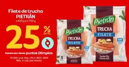 Olímpica Pietrán filete de trucha oferta