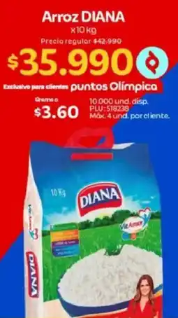 Olímpica Arroz Diana oferta