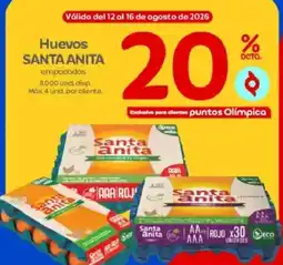 Olímpica Huevos santa anita empacados oferta