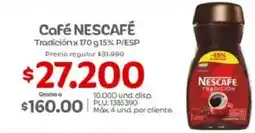 Olímpica Café NESCAFÉ Tradición oferta
