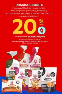 Olímpica Tostadas SUSANITA oferta